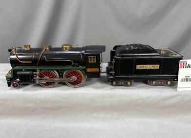 Lionel Prewar Standard Gauge 384E Locomotive & Tender