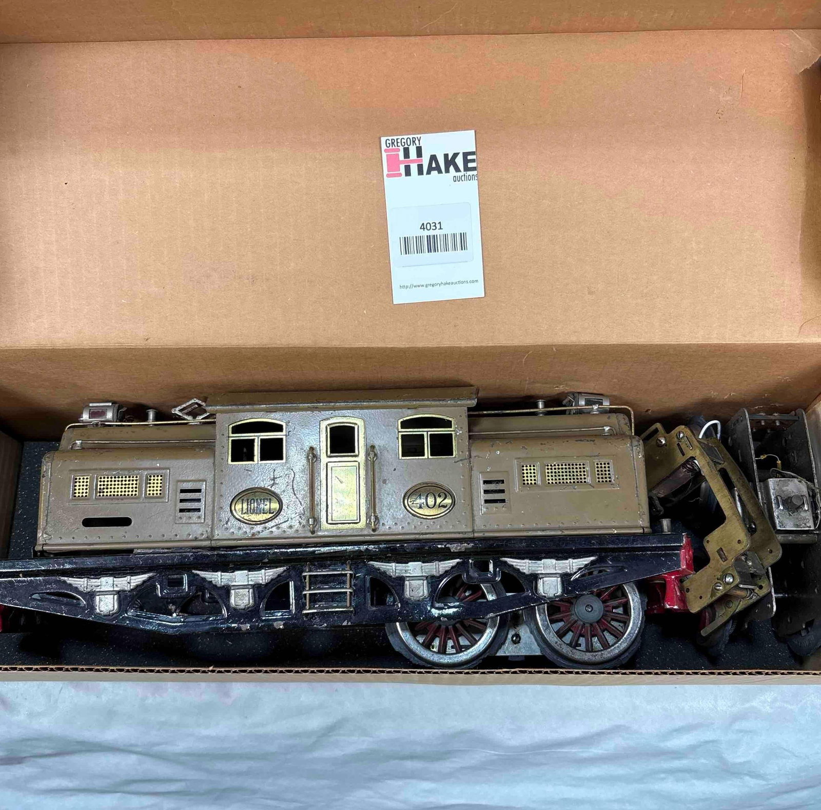 Lionel Prewar Standard Gauge 402 Locomotive: Lionel Prewar Standard Gauge 402 Locomotive. C5