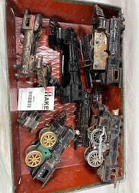 Box Lot of American Flyer Prewar O Gauge Steam Locomotive & Bodies
