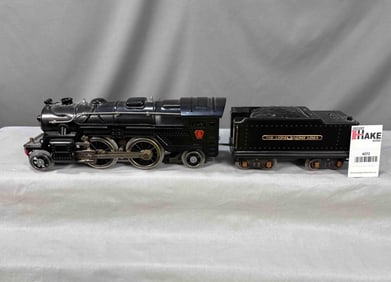 Lionel Prewar Standard Gauge Black 1835 Steam Locomotive & Tender