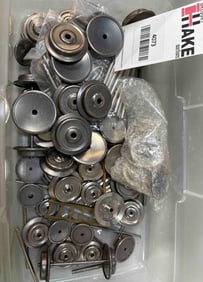 Box Lot Prewar Standard Gauge Newer Wheel Sets