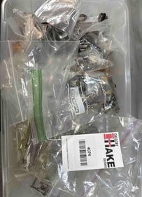 Box Lot Prewar Nickle Trim Side Rods, Locomotive Trim & Miscellaneous Parts