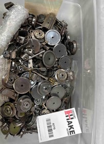 Box Lot of Prewar Wheel and Axles