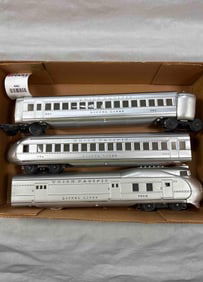 Lionel Prewar O Gauge 752E, 753 & 754 UP Streamliner