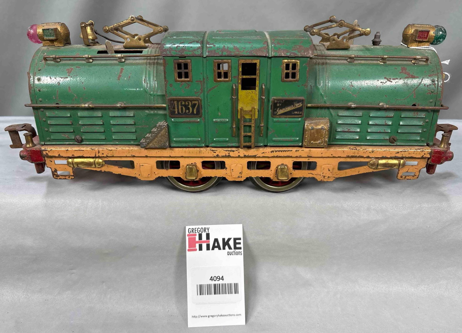 Prewar American Flyer Wide Gauge 4637 Shasta Locomotive: Prewar American Flyer Wide Gauge 4637 Shasta Locomotive. C6