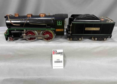 Lionel Standard Gauge Prewar 384E Steam Locomotive & Tender