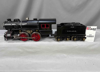 Prewar Ives Wide Gauge 1132 Steam Locomotive & Tender