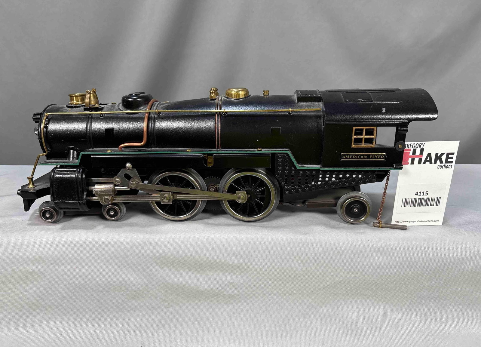 Prewar American Flyer Wide Gauge 4680 Steam Locomotive: Prewar American Flyer Wide Gauge 4680 Steam Locomotive restored to C8.