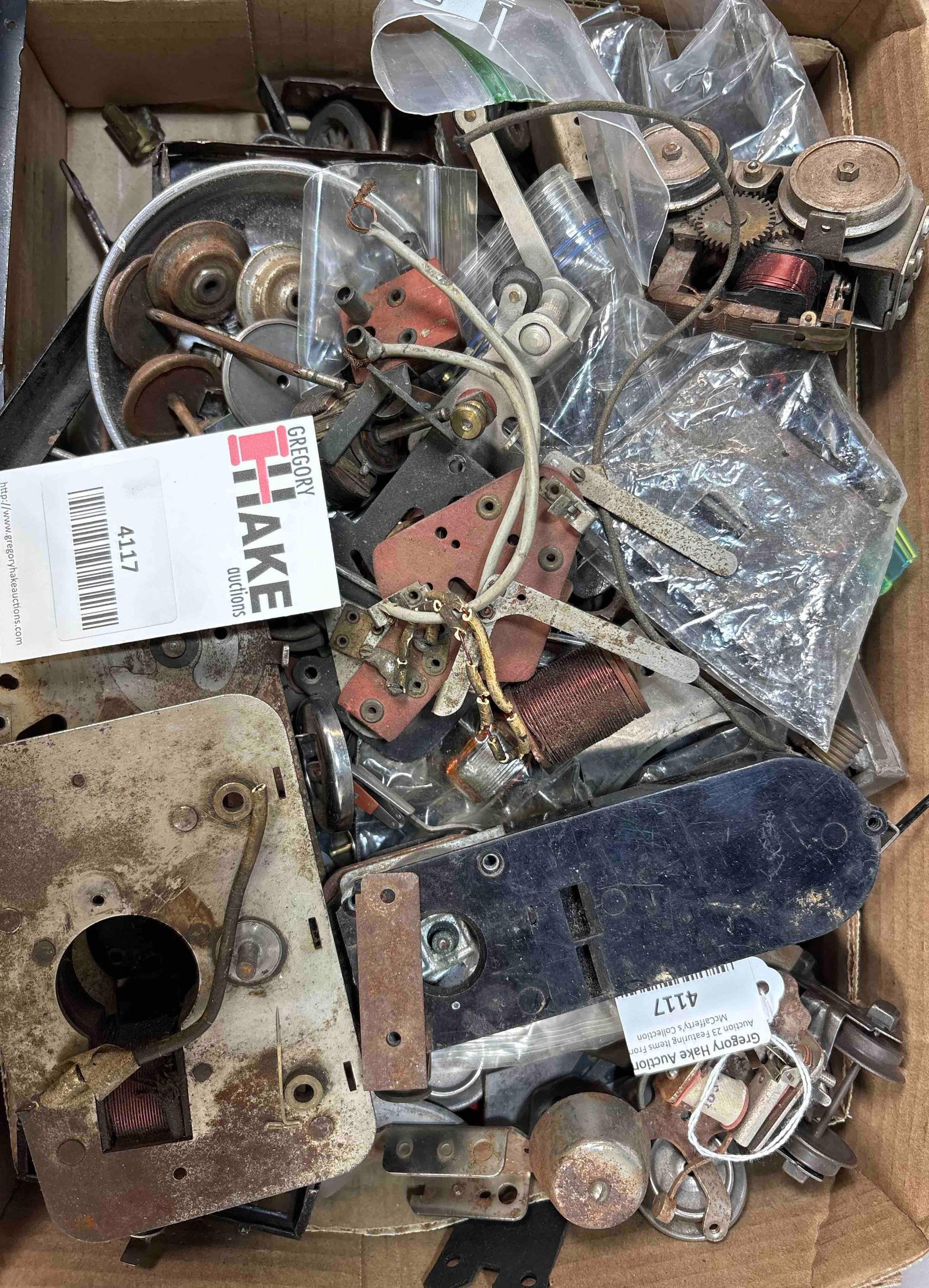 Box Lot Prewar Parts: Box Lot Prewar Parts. C5
