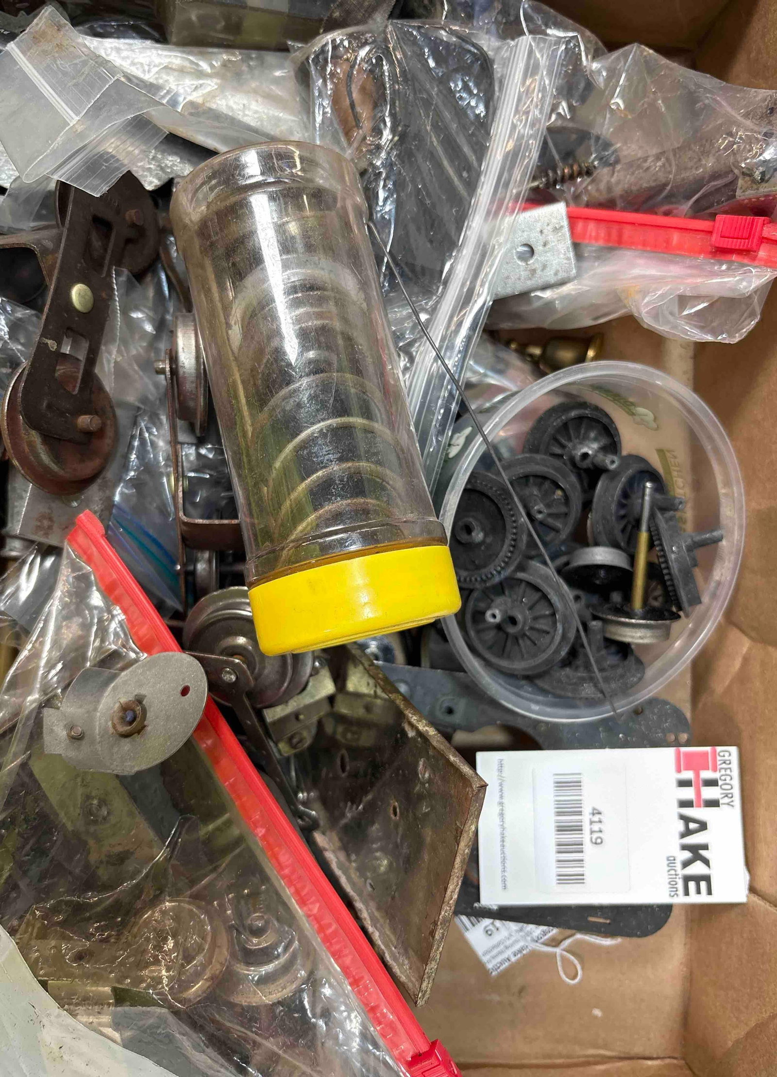 Box Lot of Prewar Parts: Box Lot of Prewar Parts. C5