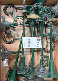 Box Lot of Prewar Standard Gauge Lamp Posts