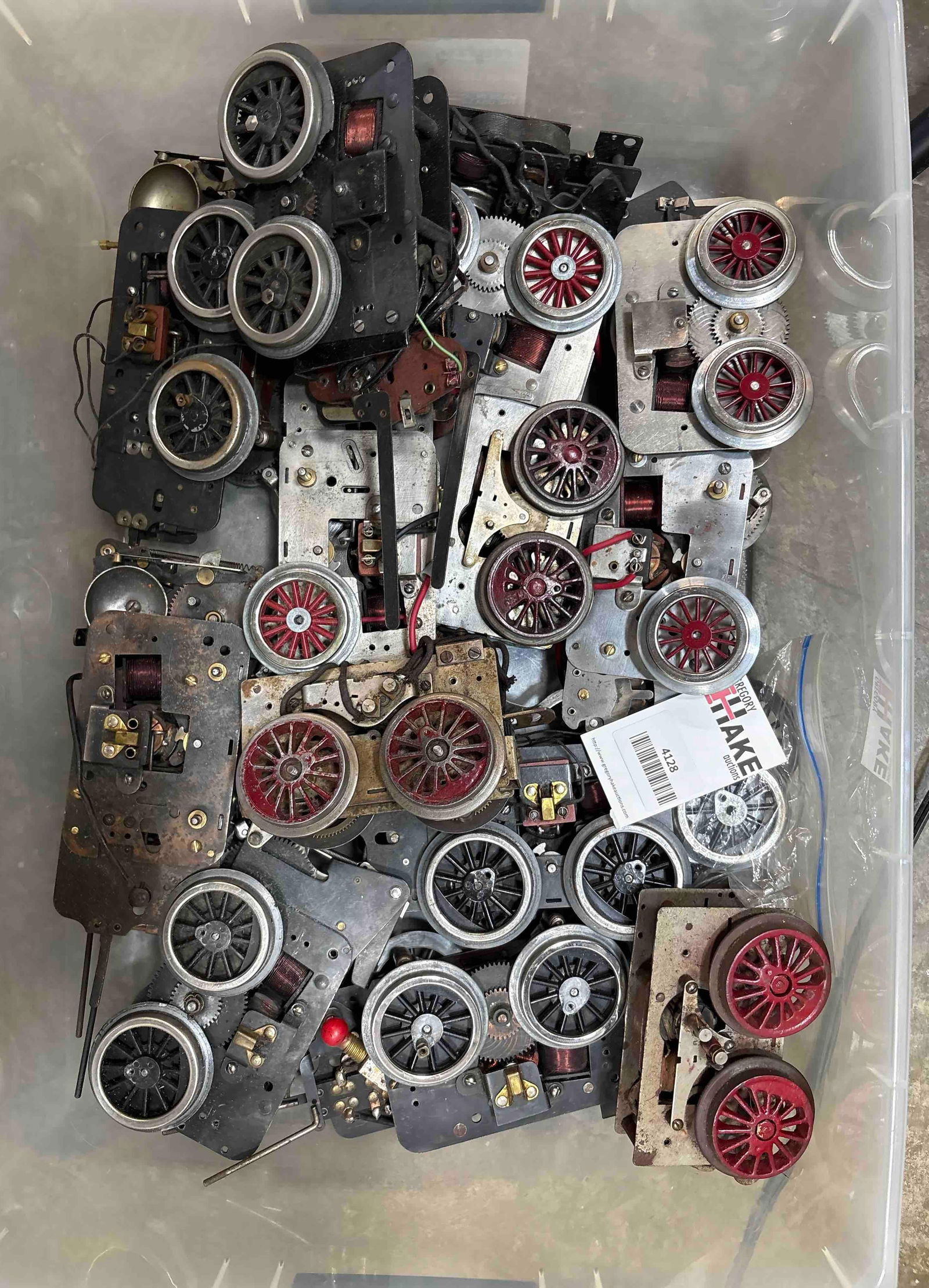 Box Lot of Prewar  American Flyer & Lionel Standard Gauge Motors (1 of 1)