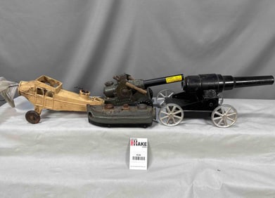 Box Lot of Big Bang Canon Airplane & Boat