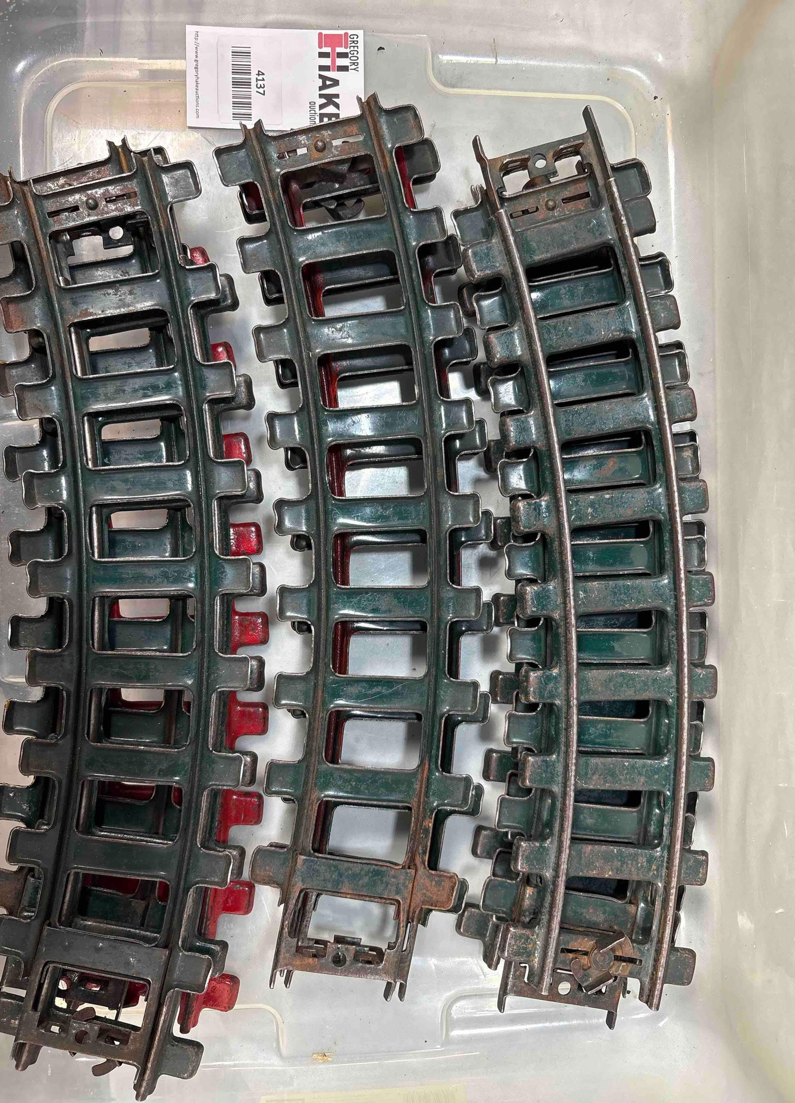 Prewar Buddy L Industrial Track - 12 Pieces: Prewar Buddy L Industrial Track - 12 Pieces. C6