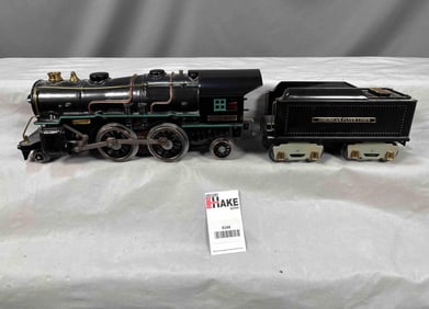 Prewar American Flyer Wide Gauge 4670 Steam Locomotive & Tender