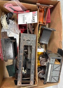 Box Lot of American & European Trains & Parts