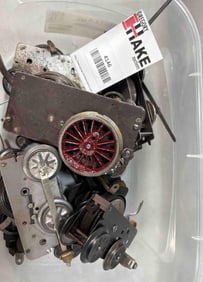 Box Lot of Prewar Windup Train Motors