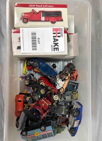 Box Lot of Small Toy Vehicles
