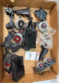 Box Lot of Ives Locomotives Trucks & Parts w/Wheels