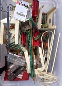 Box Lot of Prewar Standard Gauge Accessories & Car Parts