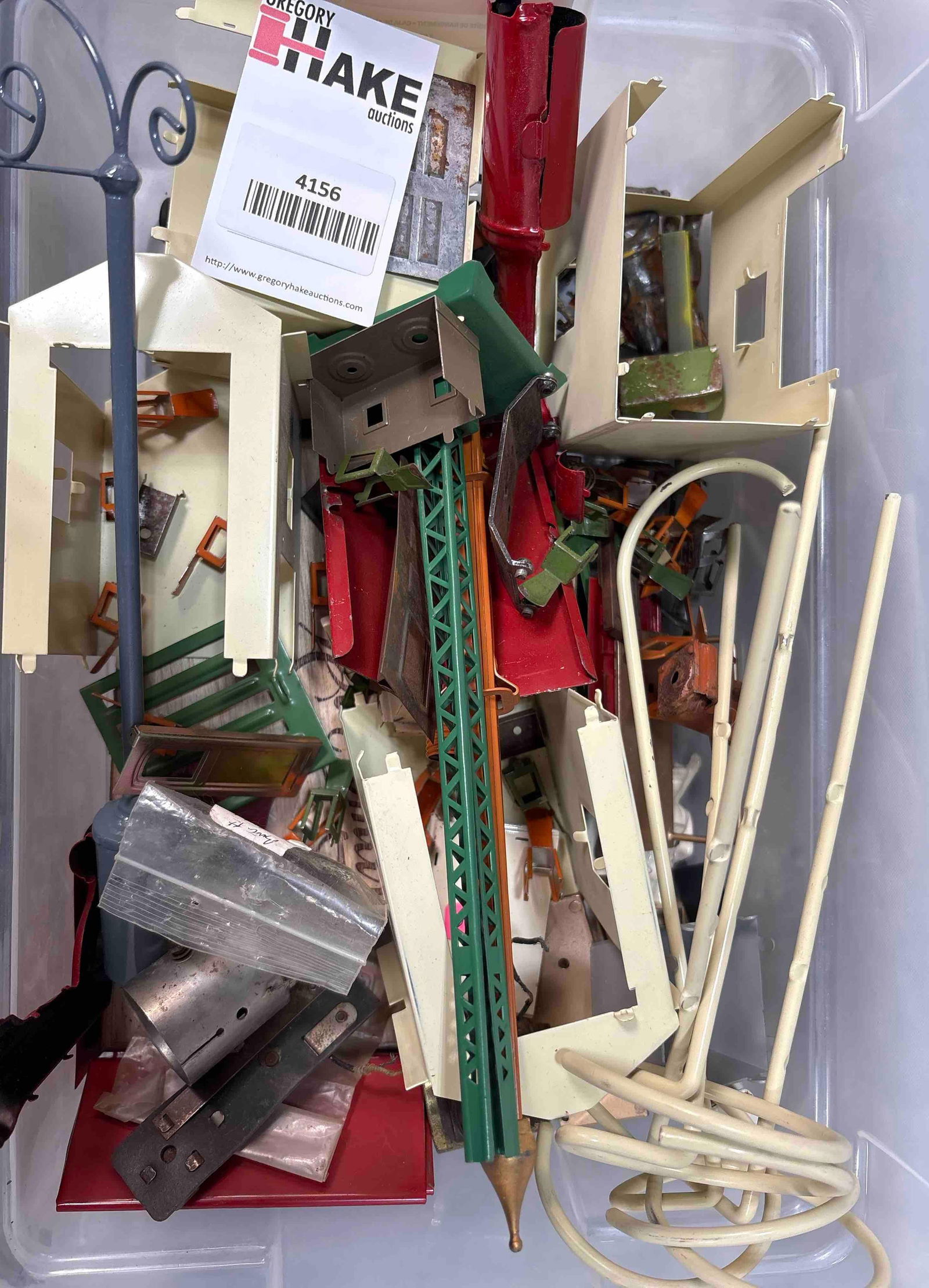 Box Lot of Prewar Standard Gauge Accessories & Car Parts (1 of 1)