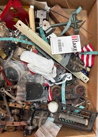 Box Lot of Train Parts