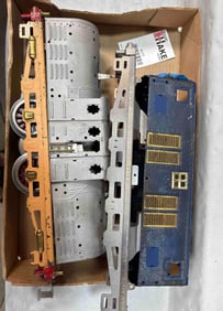 Box Lot of Prewar American Flyer Wide Gauge Locomotive Parts