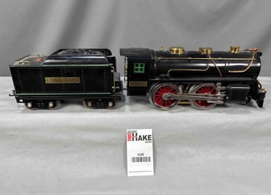Prewar Lionel Standard Gauge 384 Steam Locomotive & Tender