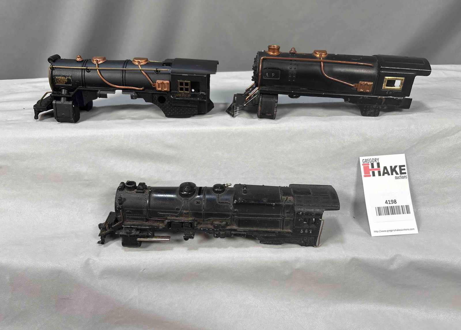 Prewar American Flyer Steam Locomotive Shells: Prewar American Flyer Steam Locomotive Shells C6-C7