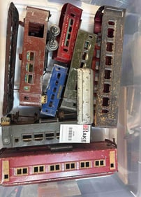 Box Lot of O Gauge Passenger Car Bodies & Roofs