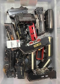 Box Lot of Marx Locomotives & Tenders