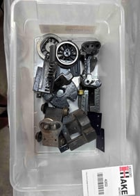 Box Lot of American Flyer Wide Gauge Locomotive Parts