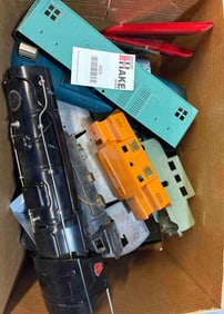 Box Lot of Prewar Lionel American Flyer Ives Locomotive Shells