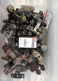 Box Lot of Standard Gauge Trucks