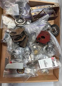 Box Lot of Prewar Standard Gauge Train Parts