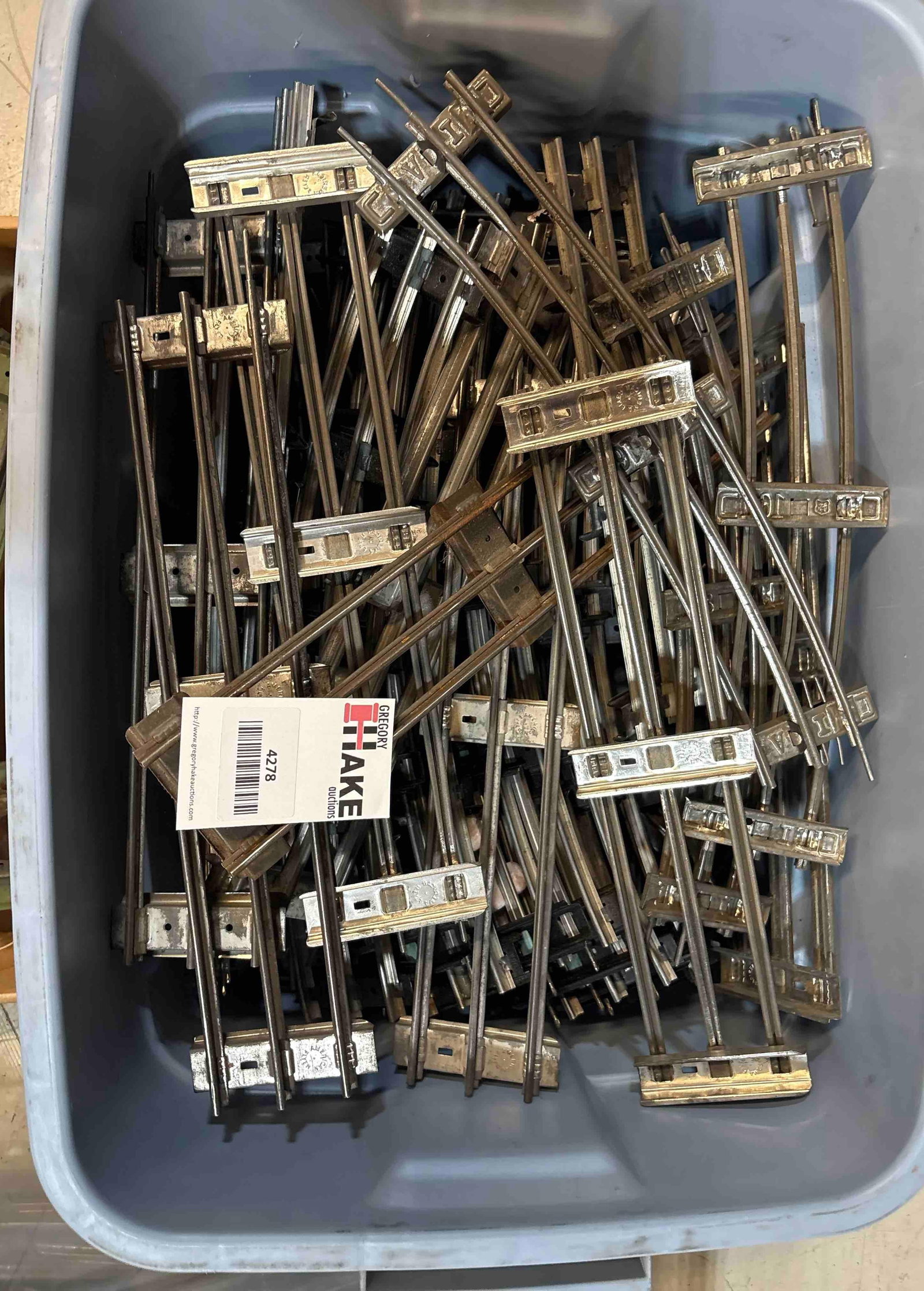 Large Lot of Prewar Standard Gauge Track & Switches: Large Lot of Prewar Standard Gauge Track & Switches. C6-C7