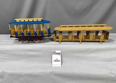 Two Standard Gauge Lionel Type Trollys