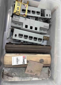 Box Lot of Prewar Standard Gauge Passenger Car & Locomotive Bodies