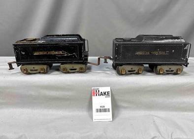 Two Prewar American Flyer Wide Gauge 4671 Tenders
