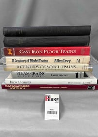 Box Lot of Real Railroads & Toy Train Books
