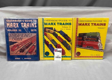 Greenberg's Guide to Marx Trains Vol. 1,2&3