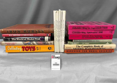 Large Lot of Toy Train & Railroads Books