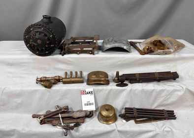 Box Lot of Live Steam Parts & Components