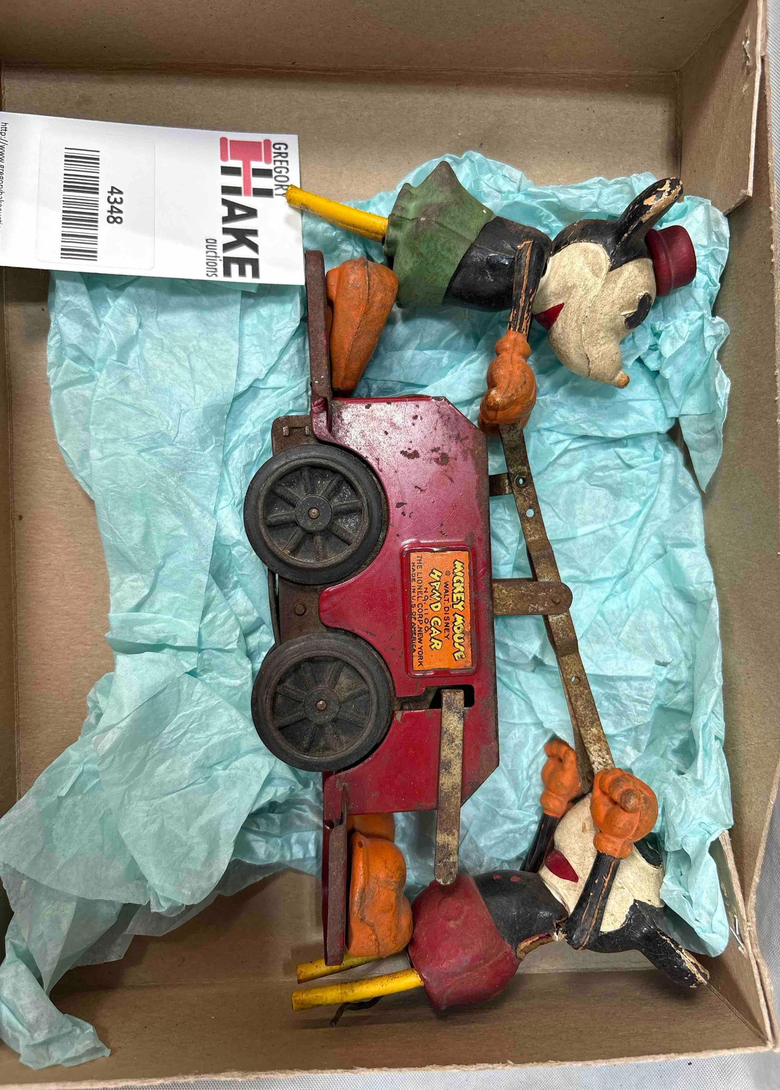 Lionel No. 1100 Mickey Mouse Handcar (1 of 1)