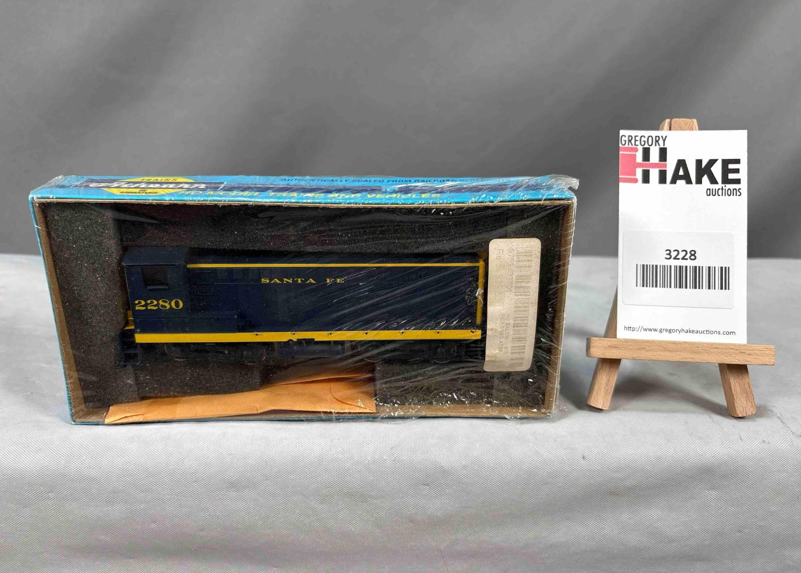 Athearn S12 Powered Santa Fe Diesel Locomotive: Athearn S12 Powered Santa Fe diesel locomotive still sealed in original cellophane. See photos for details. Size 8x4x2