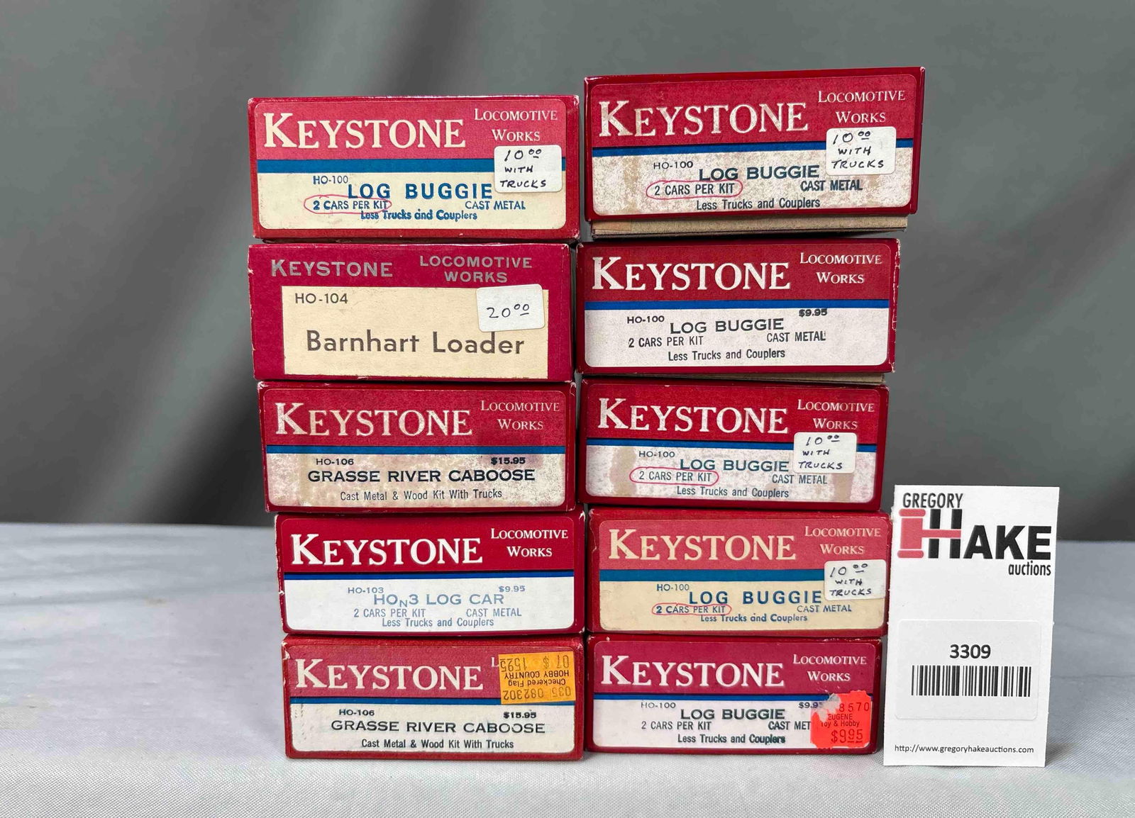 Group of 10 Keystone Locomotive Works Trains (1 of 2)