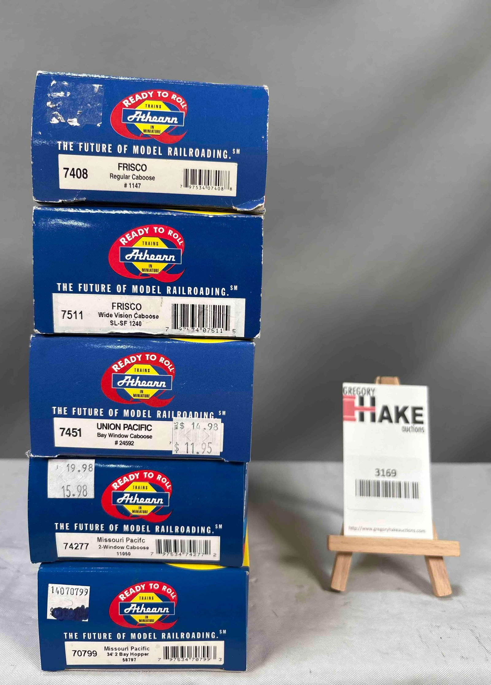 Group of 5 Athearn Trains w/Boxes (1 of 2)