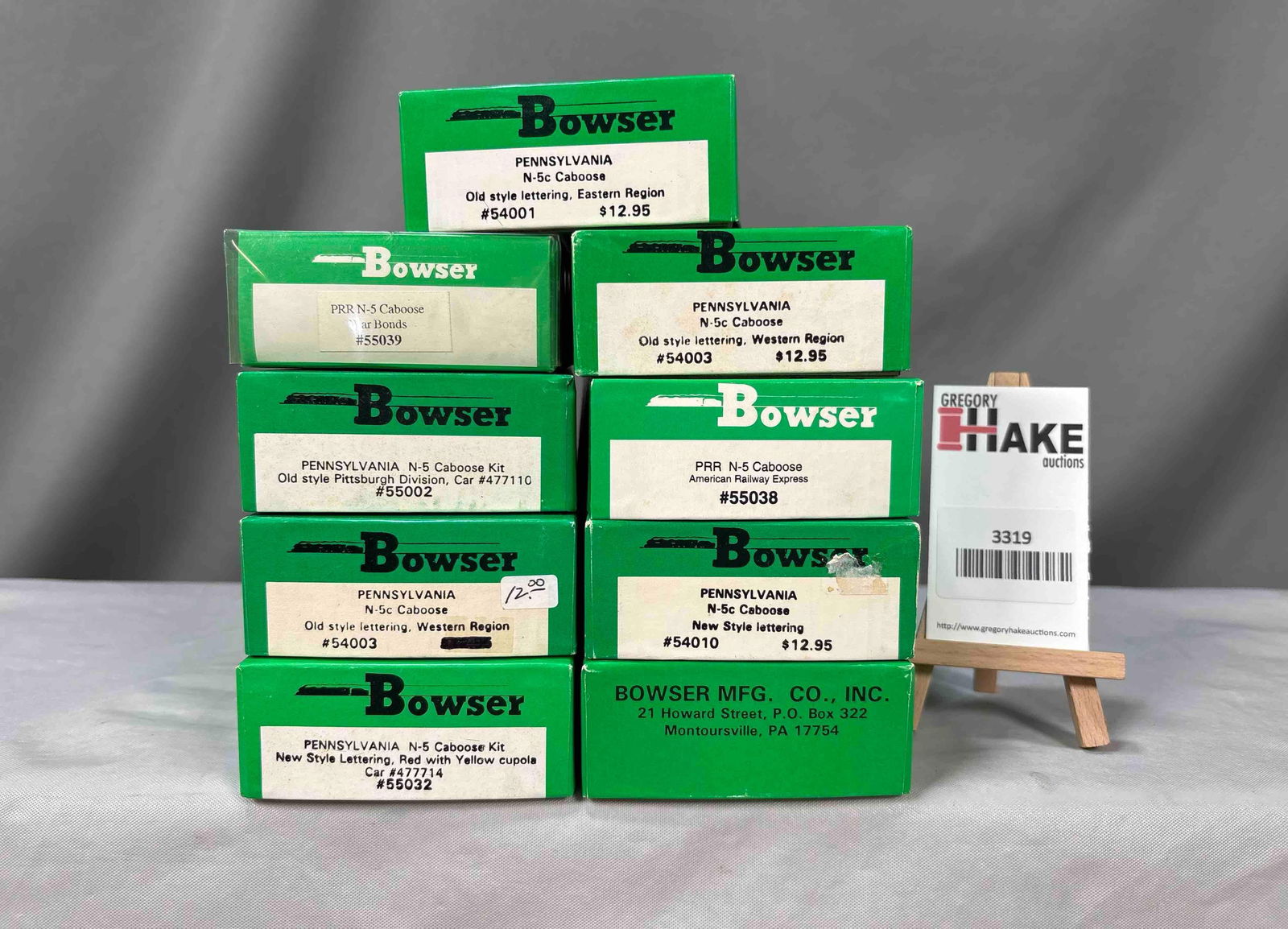 Group of 9 Bowser Trains (1 of 2)