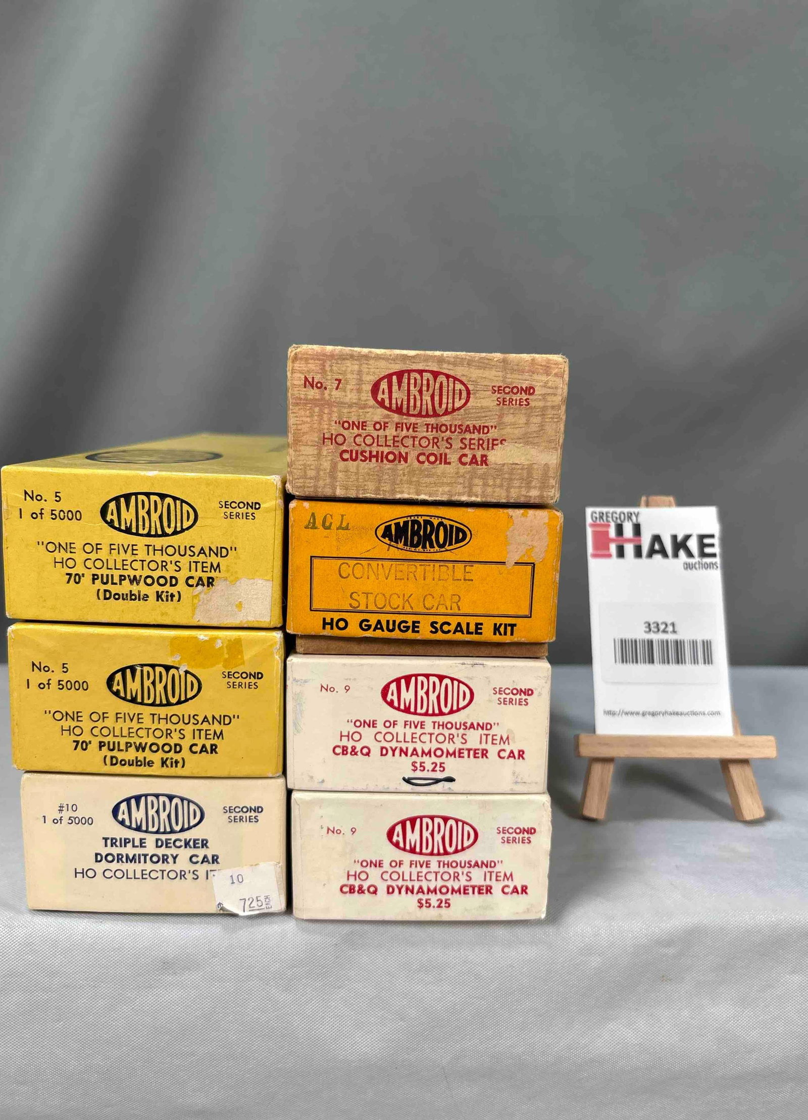 Group of 7 Ambroid Trains (1 of 2)