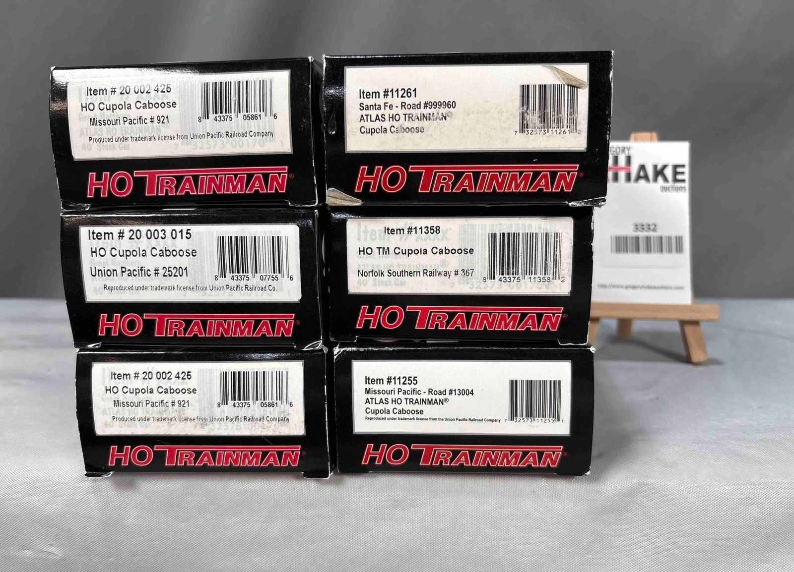 Group of 6 Atlas Model Railroad Co. Trains (1 of 2)